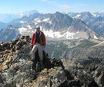 11:10am, 8320 feet, Tupshin Summit (93/100), looking ahead to Devore